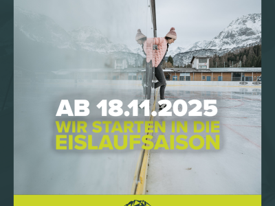 Wintersaison Eislaufen